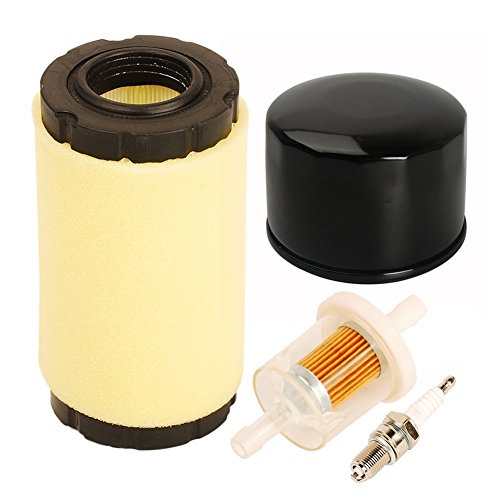 OxoxO 793569 793685 Air Filter/Pre Filter 696854 Oil Filter with 493629 Fuel Filter Kit Compatible with Briggs & Stratton Intek Series 20-21 Gross HP Lawn Mower Tractor