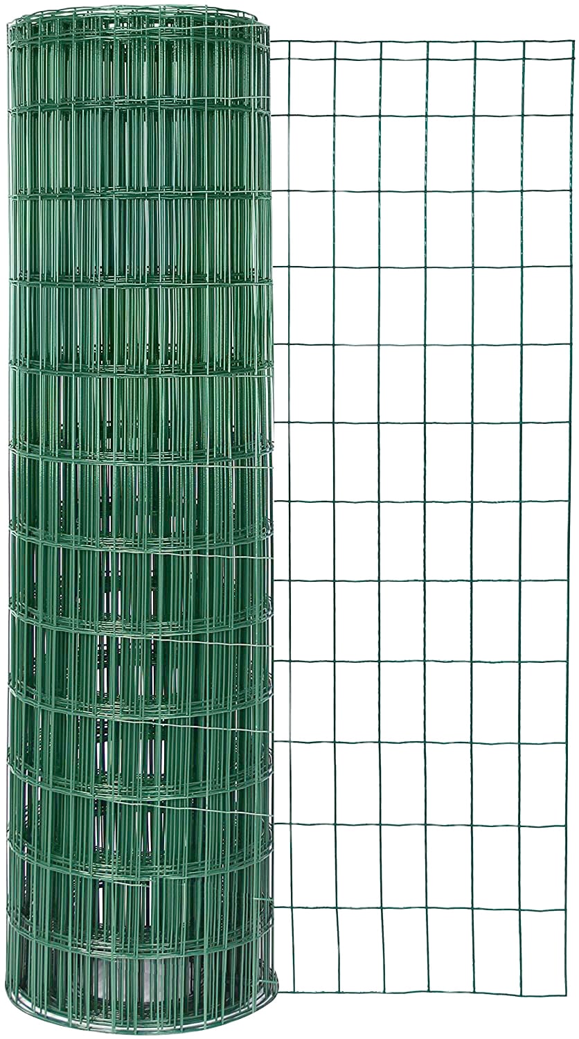 GAH-Alberts 604868 Schweißgitter Fix-Clip Pro®, grün RAL 6073, 1500 mm Höhe, 25 m Rolle, Drahtstärke: 2,2 / 2,2 mm, Maschenweite: 50 x 100 mm