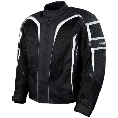 Roleff Racewear Unisex 6076 Kodra Motorradjacke RO 607, Schwarz, XXL EU