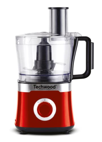 Techwood TRO-6855 Multifunktions-Küchenmaschine, Rot