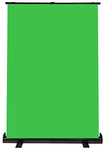 Luxburg 150x200 cm Professioneller tragbarer grüner Hintergrund, Chromakey-Hintergrund für Fotografie, Video, Live Gaming-Streaming,Virtual Studio