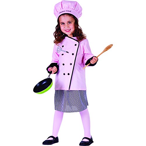 Dress Up America Kleines hübsches Vorlagenmädchen-Koch-Kostüm