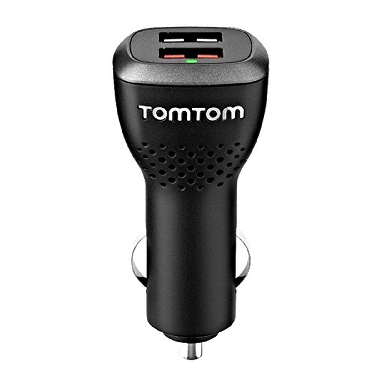TomTom Duales USB Auto-Schnellladegerät (geeignet für alle TomTom Navigationsgeräte, z.B. Start, Via, GO Basic, GO Essential, Rider, GO Professional, GO Camper)