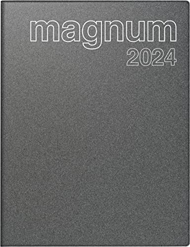 Rido Buchkalender magnum 18,3x24cm 1 Woche/2 Seiten Kunststoff grau 20