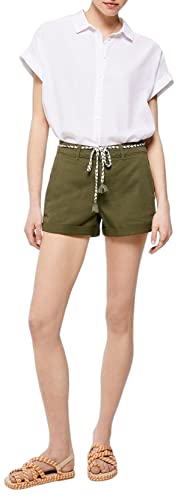 Springfield Damen Shorts, Weißer Hintergrund, 42