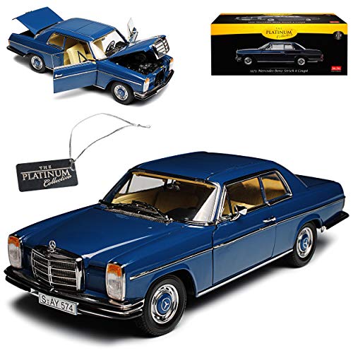 Sun Star Mercedes-Benz /8 Strich-Acht Coupe Dunkel Blau W114 1967-1976 1/18 Modell Auto