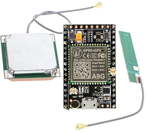 TECNOIOT A9G A9 GSM GPRS GPS BDS Module A9G Core Pudding Development Board with Antenna
