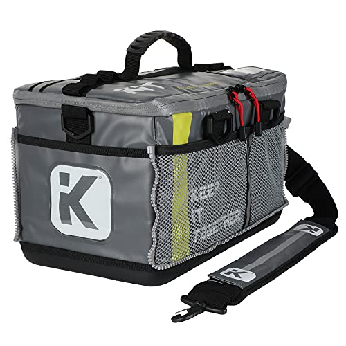 KitBrix Tasche Rucksack - zur Aufbewahrung von Sportausrüstung - für Triathlon Schwimmen Laufen Radfahren & Extrem - Hindernislauf - Grau