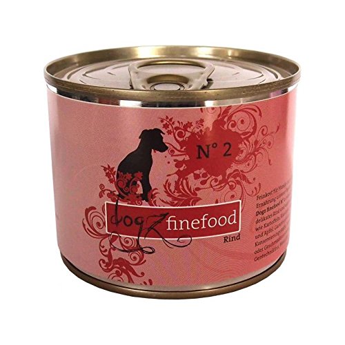 24 x 200 g | dogz finefood | No.2 Rind Classic | Nassfutter | Hund