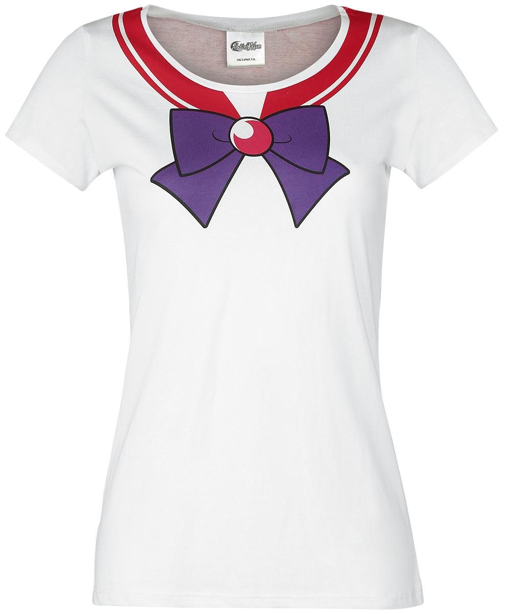 ABYstyle - SAILOR MOON - T-Shirt - Sailor Mars - Damen - Weiss (XL)