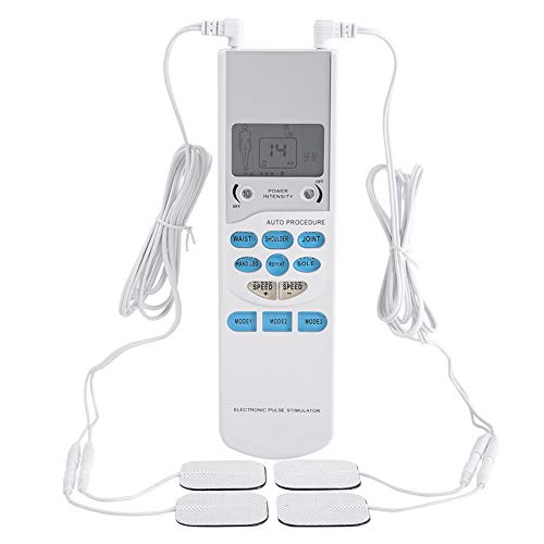 Elektrisches Massagegerät, Großbild Multifunktionsmassagegerät, tragbares Handgerät zur Schmerzlinderung, mit 4 Elektroden Pads, FDA Zertifizierung
