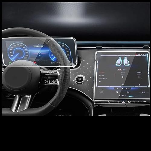SZYNBQ Kompatibel mit Mercedes für Benz für EQE 2022 2023, Auto-Displayschutzfolie, GPS-Navigation, Displayschutzfolie, Display-Schutzfolie für den Innenraum (Color : 2)