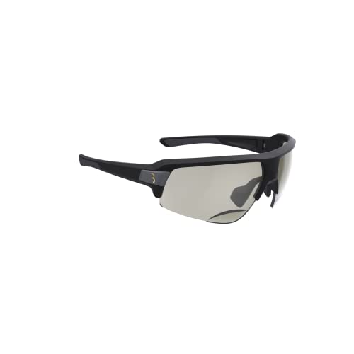 BBB Cycling Unisex-Adult BSG-64PH Fahrrad Sportbrille mit Leseteil für Weitsichtige +2.0 Glanz Impulse Reader PH BSG-64, Matt Schwarz