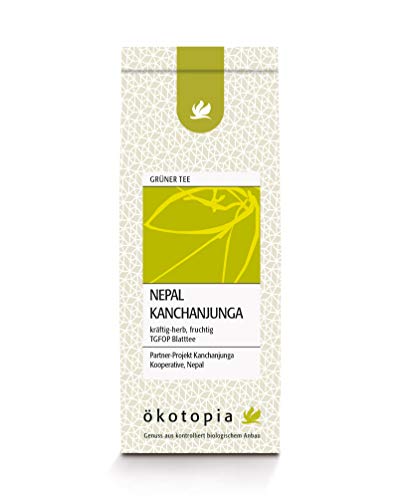 Ökotopia Grüner Tee Nepal Kanchanjunga, 5er Pack (5 x 75 g)