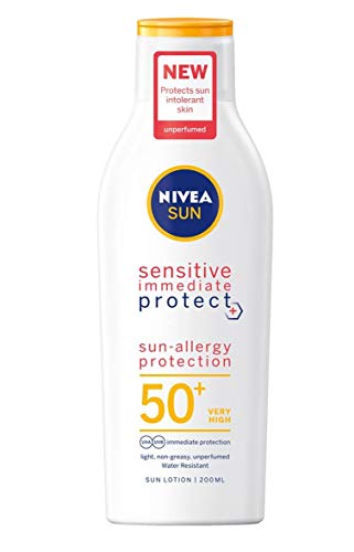 Nivea Sun Sensitive Immediate Protect Sun-allergi protection SPF50 for Sensitive Skin, 200ml