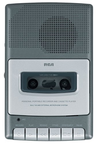 RCA RP3504 Kassette"Shoebox" Voice Recorder, Grau