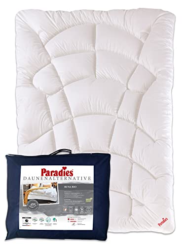 PARADIES Ganzjahresdecke 135x200 cm Runa Bio - hochwertige Bettdecke mit höchstem Volumen