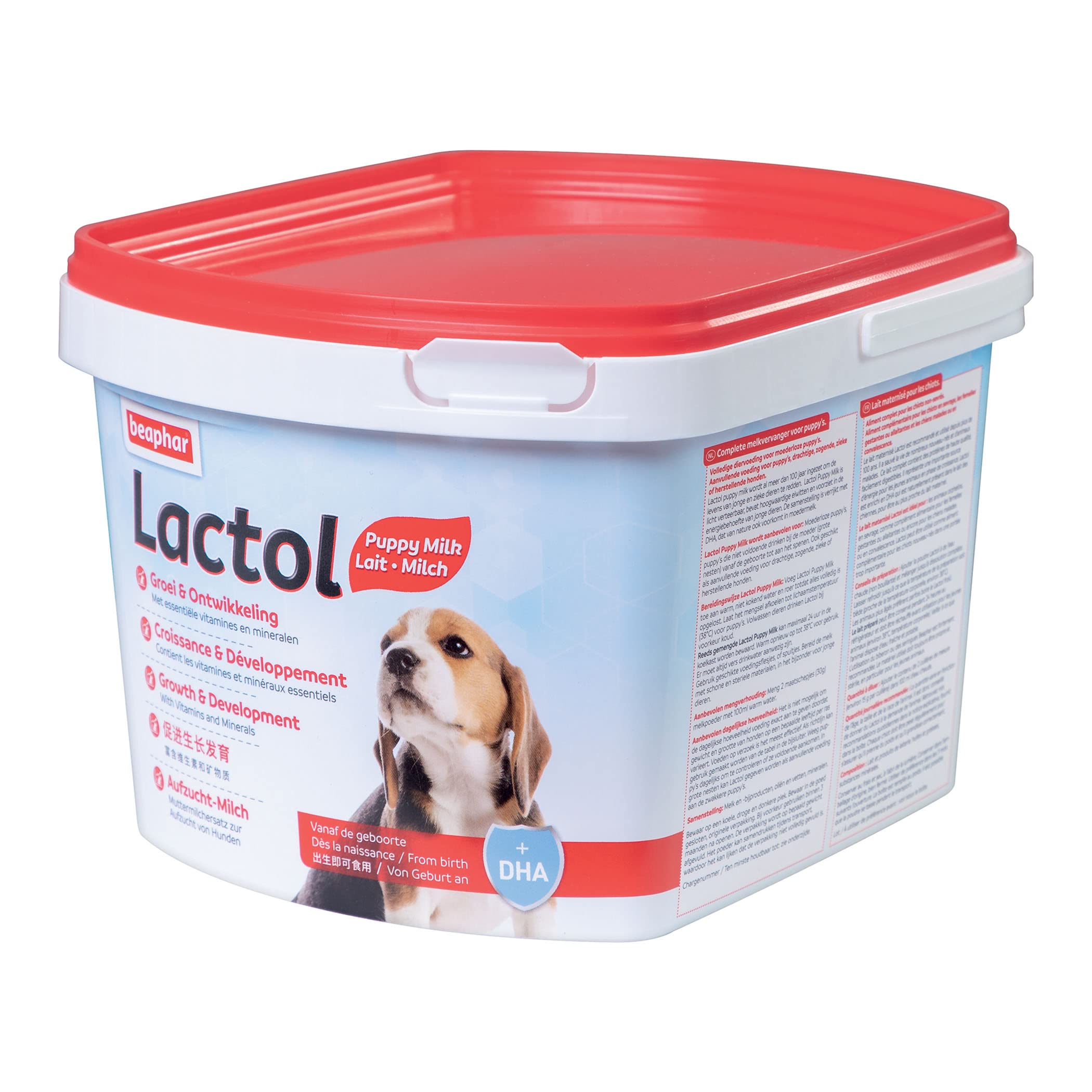 BEAPHAR - Lactol Aufzucht-Milch - Für Hundewelpen - Von Geburt An - Muttermilchersatz Mit DHA, Vitaminen Und Mineralien - Unterstützt Gesunde Aufzucht Und Stärkung - 1 kg