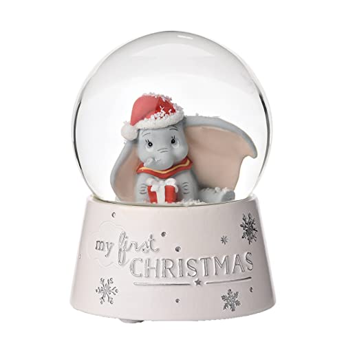Widdle Gifts Ltd Disney My First Christmas Schneekugel 80 mm - Dumbo 6385