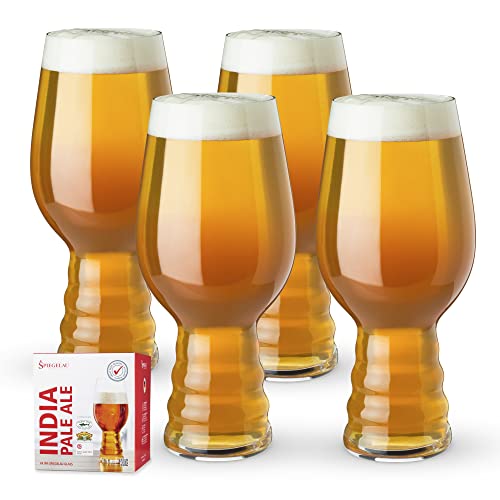 Spiegelau & Nachtmann, 4-teiliges Kraftbier-Glas-Set, India Pale Ale, Kristallglas, 4991382, Craft Beer Glasses