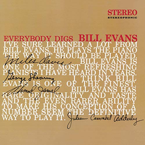 Everybody Digs Bill Evans (Ltd.180g Farbiges Vinyl) [Vinyl LP]
