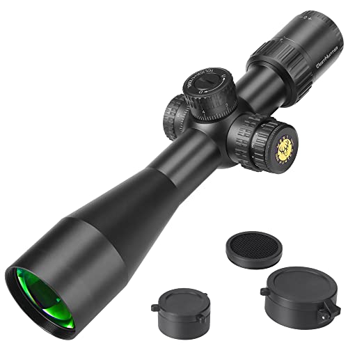 WestHunter Optics WHT 4-16X44 SFIR FFP Compact Scope, 1/10 Mil First Focal Plane Red Illumination Etched Glass Reticle, 30mm Tube Tactical Precision Scope Sight, Only Optics