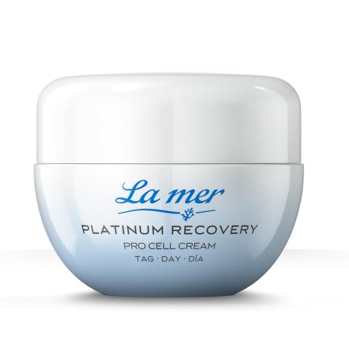La mer Platinum Recovery | Pro Cell Cream Tag 50 ml | Regenerierende Anti-Aging Pflege mit glättenden Peptiden | Ohne unnötige Zusatzstoffe