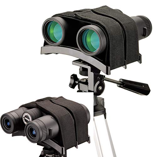Gosky Universal Binocular Tripod Mount, Stabilite Binocular Tripod Adapter -1/4-20 - New Binocular Rest Compatible with All Tripods