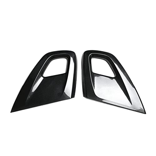 Qtrednrry Karbon Faser Auto Innen TüR Armlehne Ziehen Griff Schutz Abdeckung Trim für Hyundai Veloster 2011-2017 ZubehöR