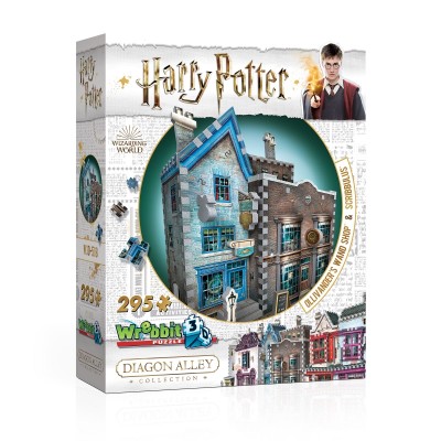 Harry Potter Winkelgasse Kollektion Ollivanders Zauberstab-Shop und Scribbulus 3D Puzzle (295 Stücke)