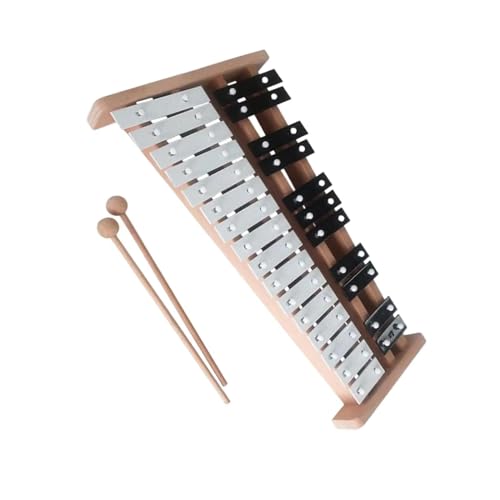 27-Noten-Glockenspiel-Schlaginstrument mit Schlägel, geeignet für Musikliebhaber unterschiedlichen Alters Glockenspiel Set (Color : 2)