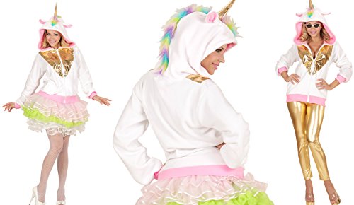 Einhorn Strickjacke Fabelwesen Pegasus Märchen Kostüm Unicorn (S/M)