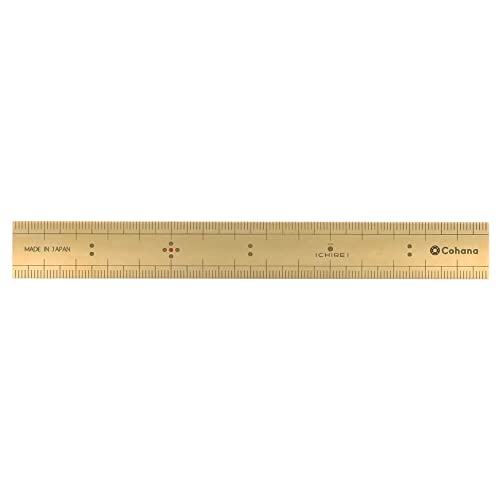 Cohana 45-047 Ruler, Bronze, 15cm Long