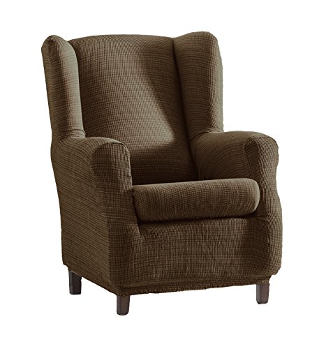Eysa Aquiles elastisch Sofa überwurf ohrensessel Farbe 07-braun, Polyester-Baumwolle, 37 x 29 x 5 cm