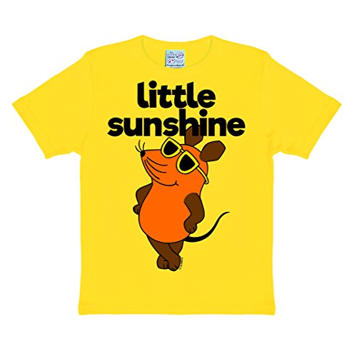 Logoshirt Die Sendung mit der Maus - Die Maus - Little Sunshine Kinder T-Shirt - gelb - Lizenziertes Originaldesign Lizenziertes Originaldesign, Größe 122/134, 7-9 Jahre
