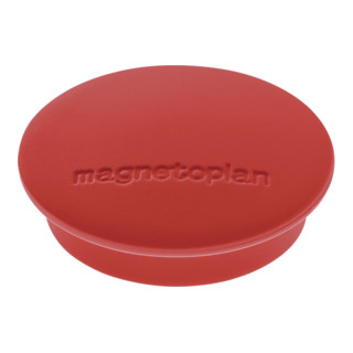 Magnetoplan Magnet Discofix Junior, 10 Stück, rot