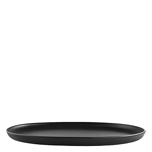 EVA SOLO | Nordic kitchen ovale Servierplatte 36 cm | Nordic kitchen ist funktionales Design mit minimalistischer Formensprache | black