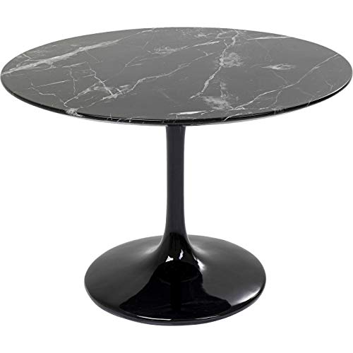 Tisch Solo Marble Schwarz Ø 110cm