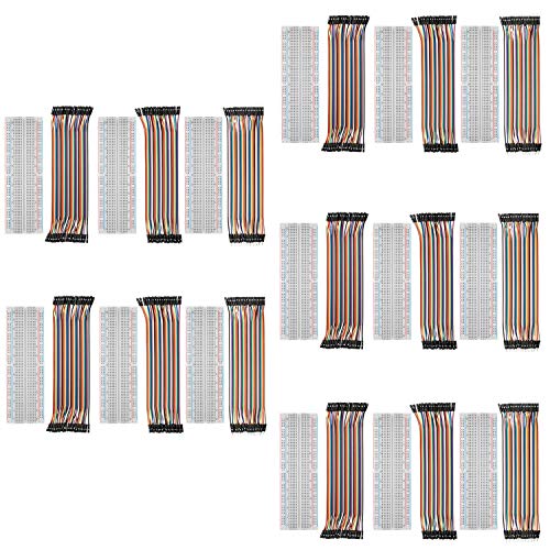AZDelivery 5 x Breadboard Kit - 3x Jumper Wire m2m/f2m/f2f + 3er Set MB102 Breadbord für Arduino