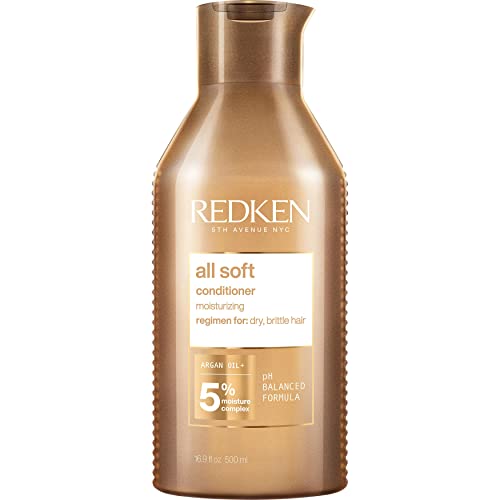Redken Conditioner, For Dry Hair, Argan Oil, Intense Softness and Shine, All Soft, 500 ml