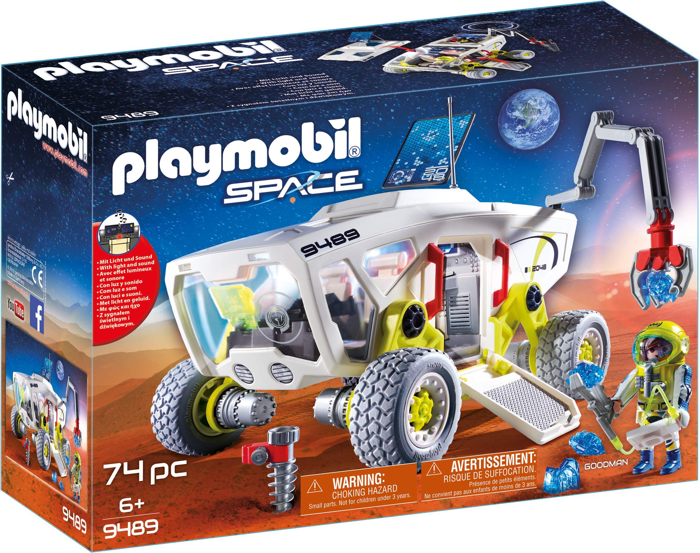 PLAYMOBIL Space 9489 Mars-Erkundungsfahrzeug, Ab 6 Jahren [Exklusiv bei Amazon]