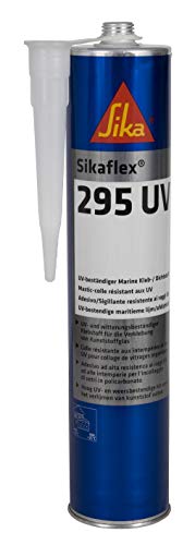 Sika 166792 Sikaflex 295 UV Kleben und Abdichten von Kunststoffverglasungen in Booten, Blanco, 300 ml