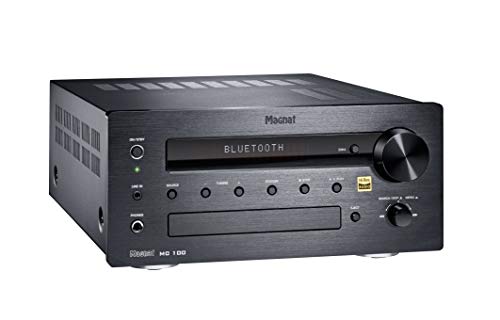 Magnat MC 100 Stereo Receiver 2x35 W Schwarz Bluetooth®, DAB+, High-Resolution Audio, USB, WLAN