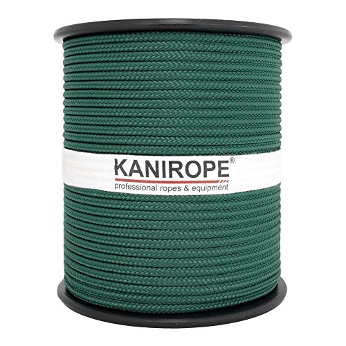 Kanirope® PP Seil Polypropylenseil MULTIBRAID 3mm 100m geflochten Farbe Tannengrün (2564)
