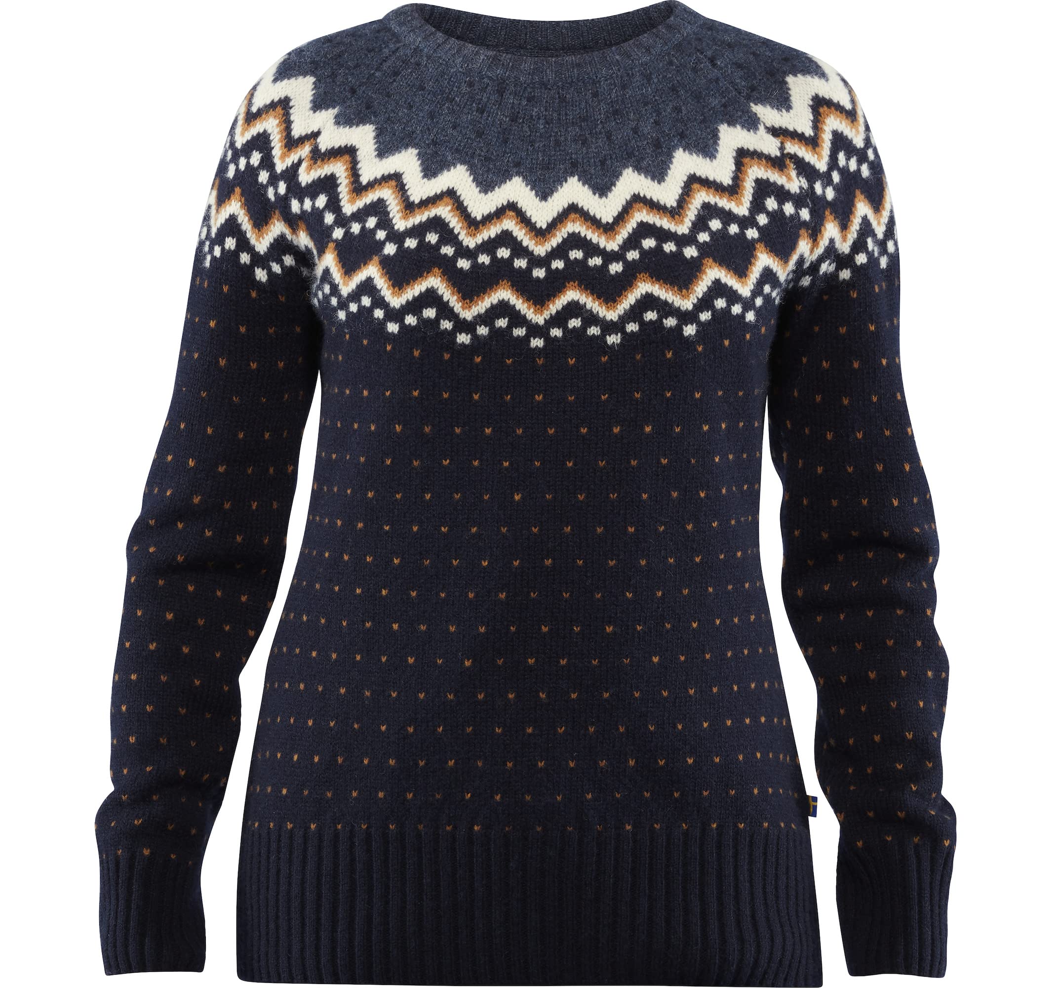 Fjällräven Damen Övik Knit Sweater, Dark Navy, S EU