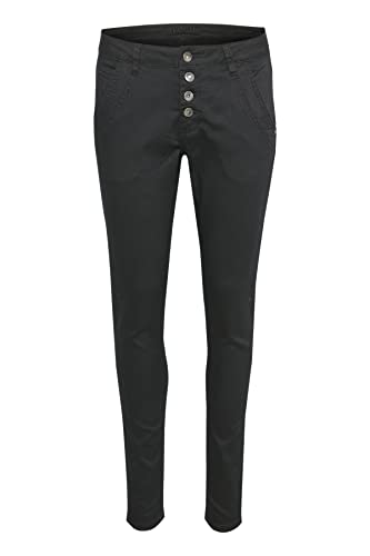 Cream Damen Lottecr Plain Twill-Coco Fit Jeans, Pitch Black, W30