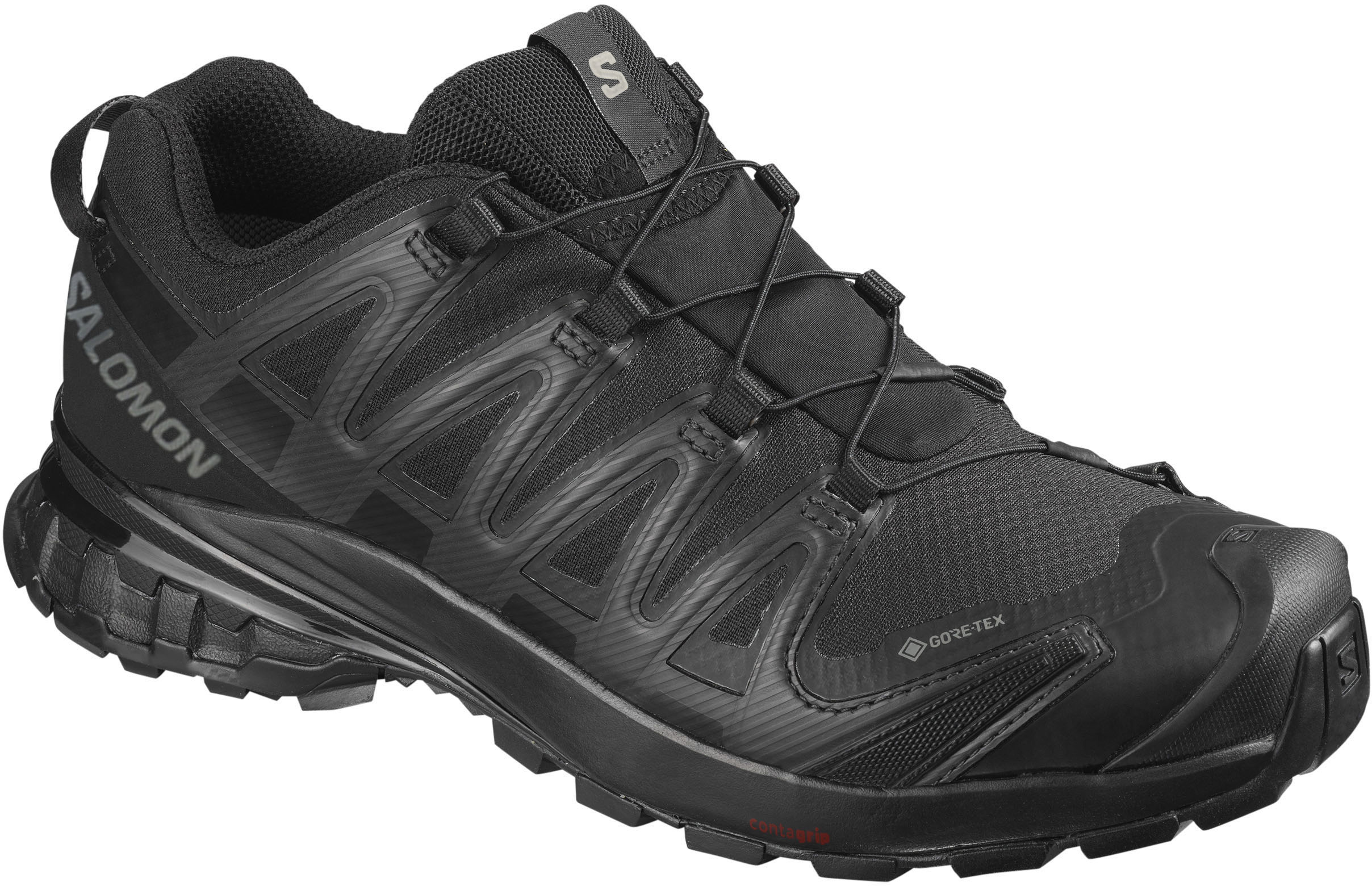Salomon Damen XA PRO 3D v8 GTX W Trail Running Schuhe, Schwarz (Black/Black/Phantom), 37 1/3 EU