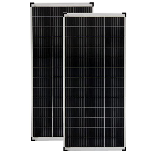 solartronics Solarmodule 2 Stück 160 Watt Mono Solarpanel Solarzelle 1480x680x35 92046