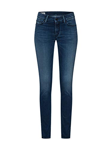 Kings of Indigo Damen Juno Jeans, Blau (ALFFIE MID Worn 3007), 26W / 32L