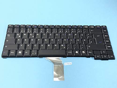 THT Protek Schwarz - DEUTSCHE Tastatur Kompatibel für Packard Bell easynote R2127, R7720